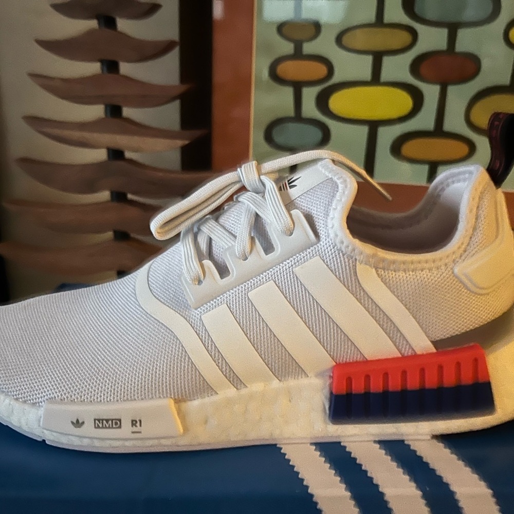 NWT men’s Adidas NMD R1 sneakers. From a smoke free home.